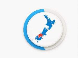 New Zealand Overlaid On Europe