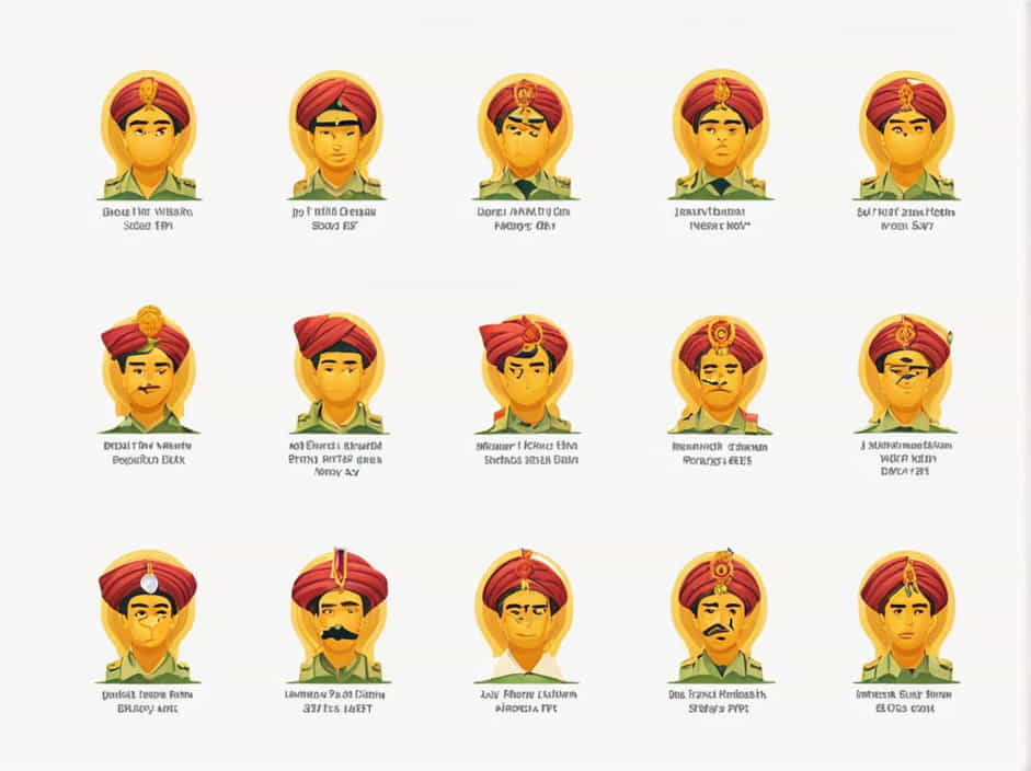 Ranking Of Indian Army Starting From Sepoy