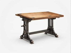 Vintage Industrial Drafting Table For Sale