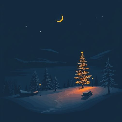 Christmas Luminary Hike Lake Zurich