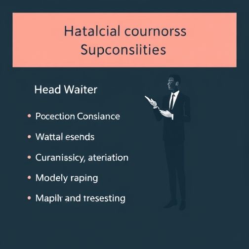 Duties And Responsibilities Of A Reception Head Waiter