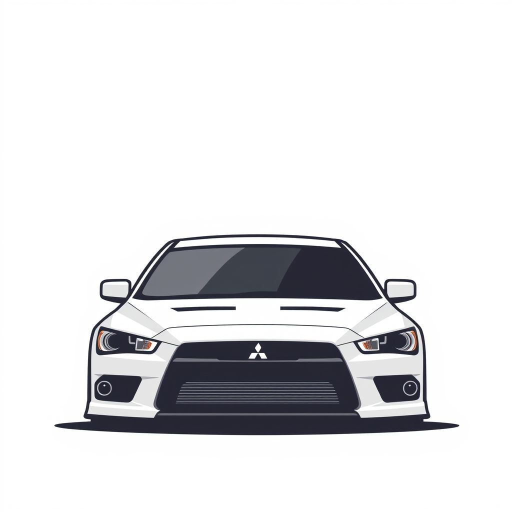 Evo X Fiberglass Hood