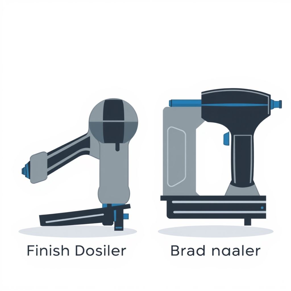 Finish Nailer Vs Brad Nailer