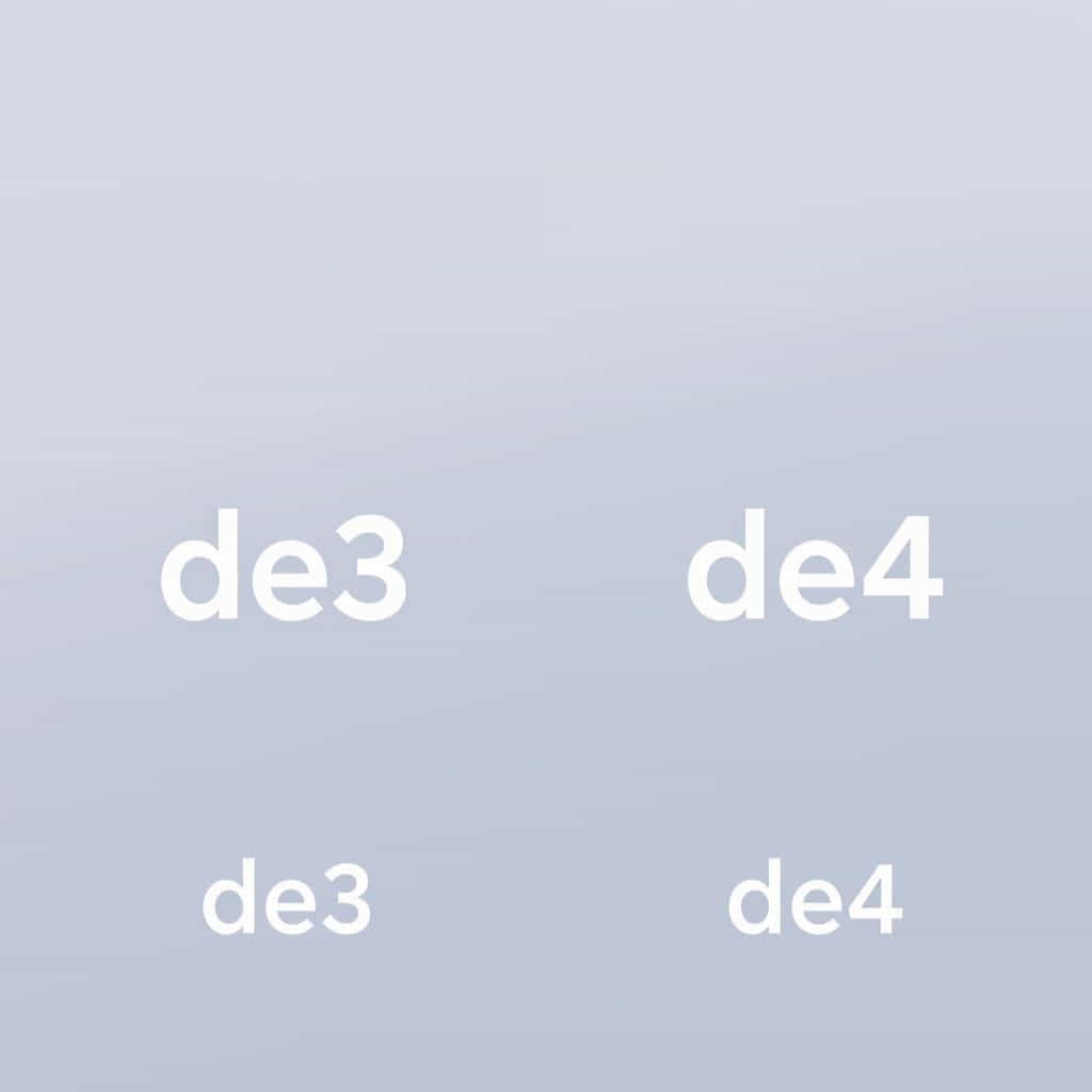 Difference Between De3 And De4