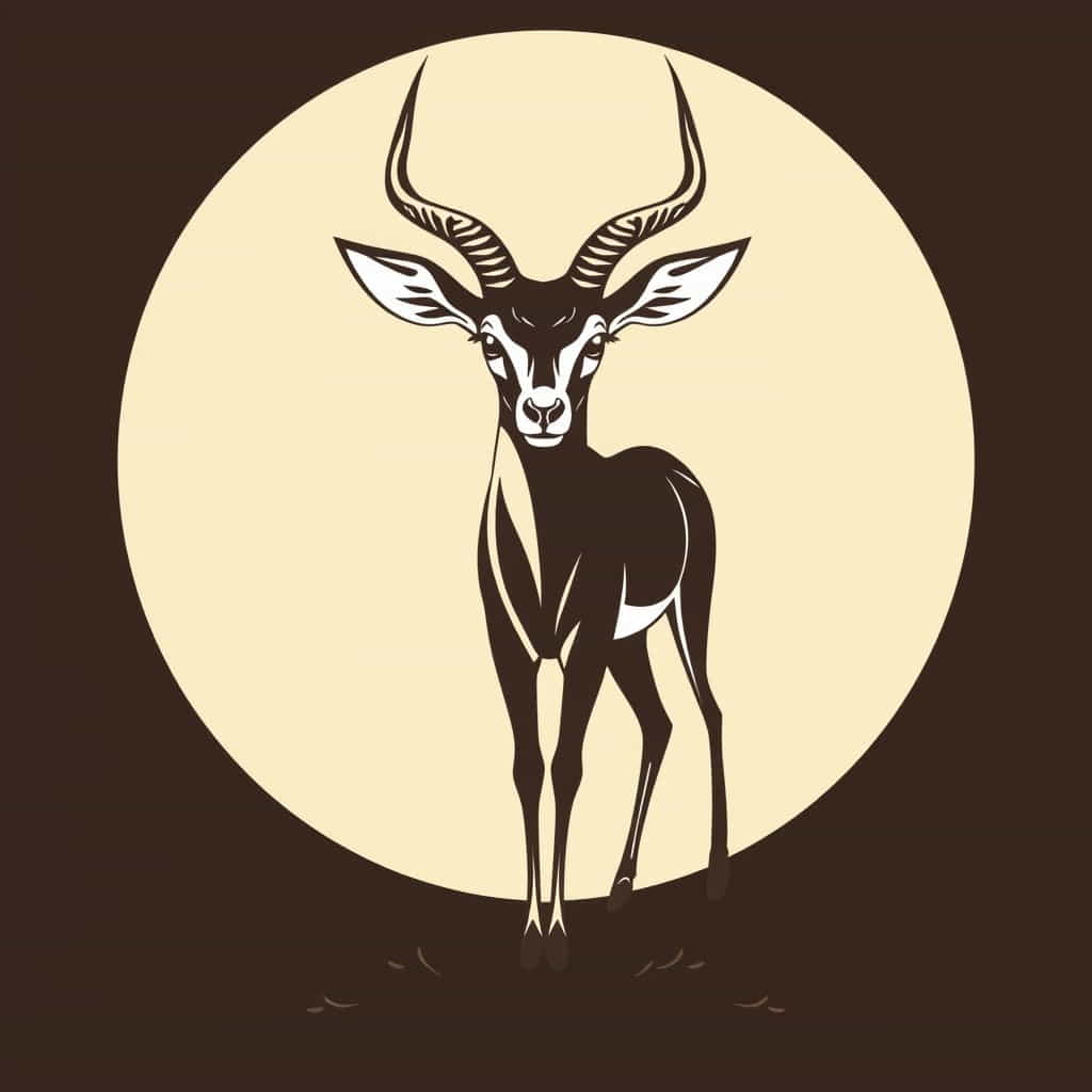 Graceful Antelope With Lustrous Eyes