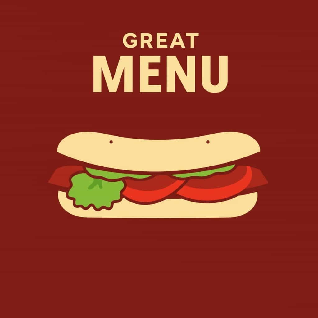 Great Steak Bomb Hoagie Menu