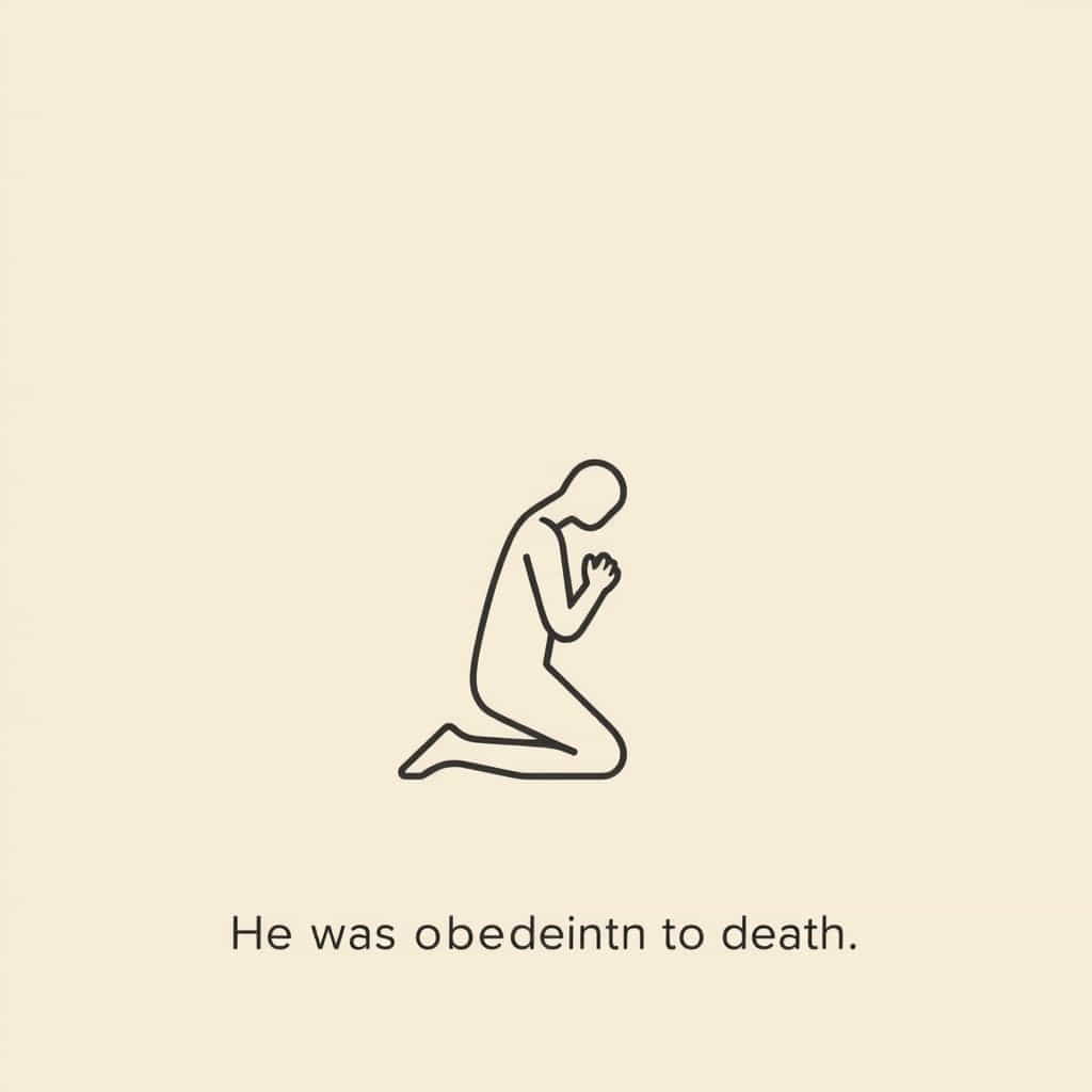 He Was Obedient Unto Death