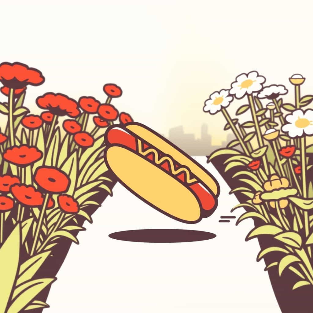 Hot Dog Dragged Through The Garden