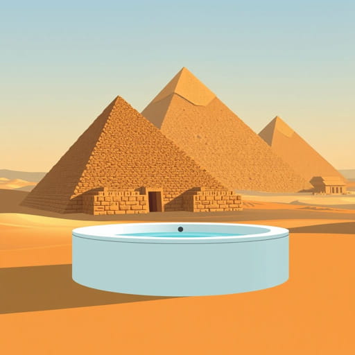 Jacuzzi By The Historic Giza Pyramids