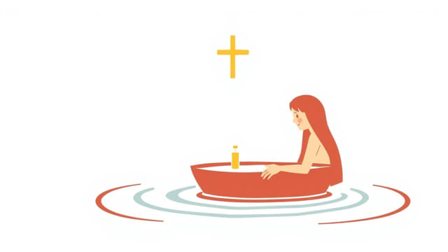 Kid Decides To Baptize Himself