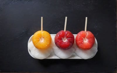 Korean Fruit Dipped In Sugar
