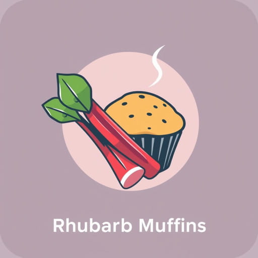 A Recipe For Rhubarb Muffins
