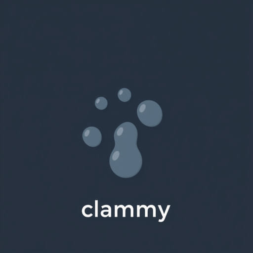 Use The Word Clammy In A Sentence