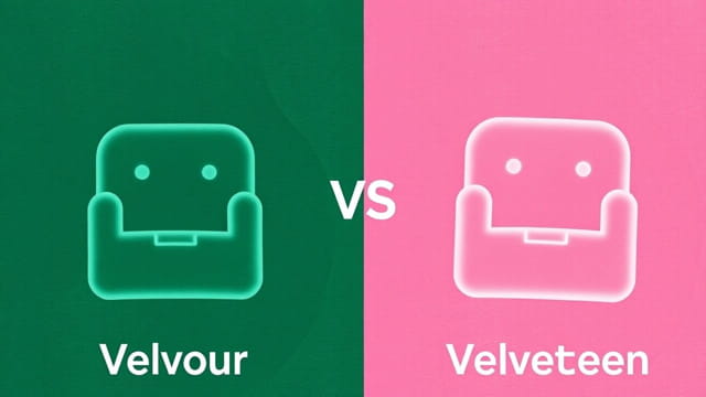 Velvet Vs Velour Vs Velveteen