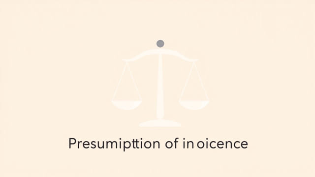 Violation Of Presumption Of Innocence