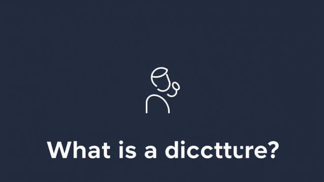 What Is A Dictate